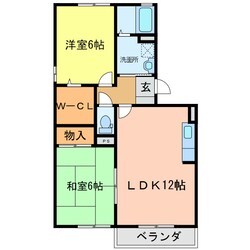 ファミール三軒屋の物件間取画像